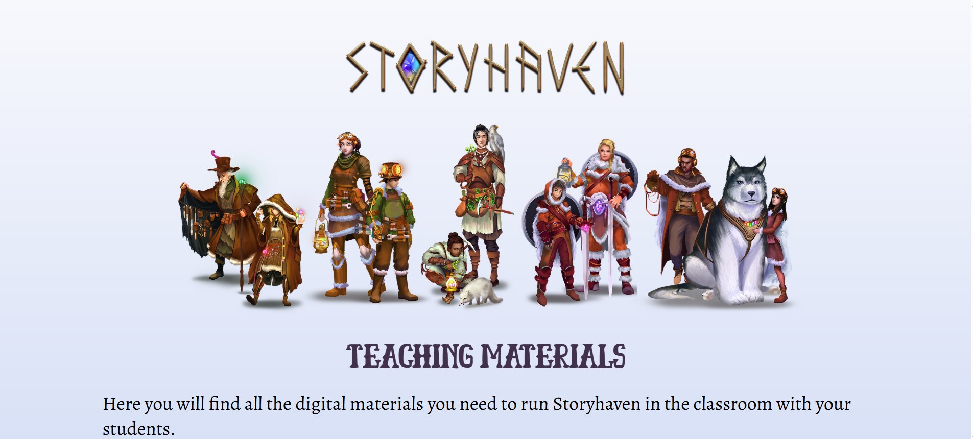 Storyhaven Teaching Materials